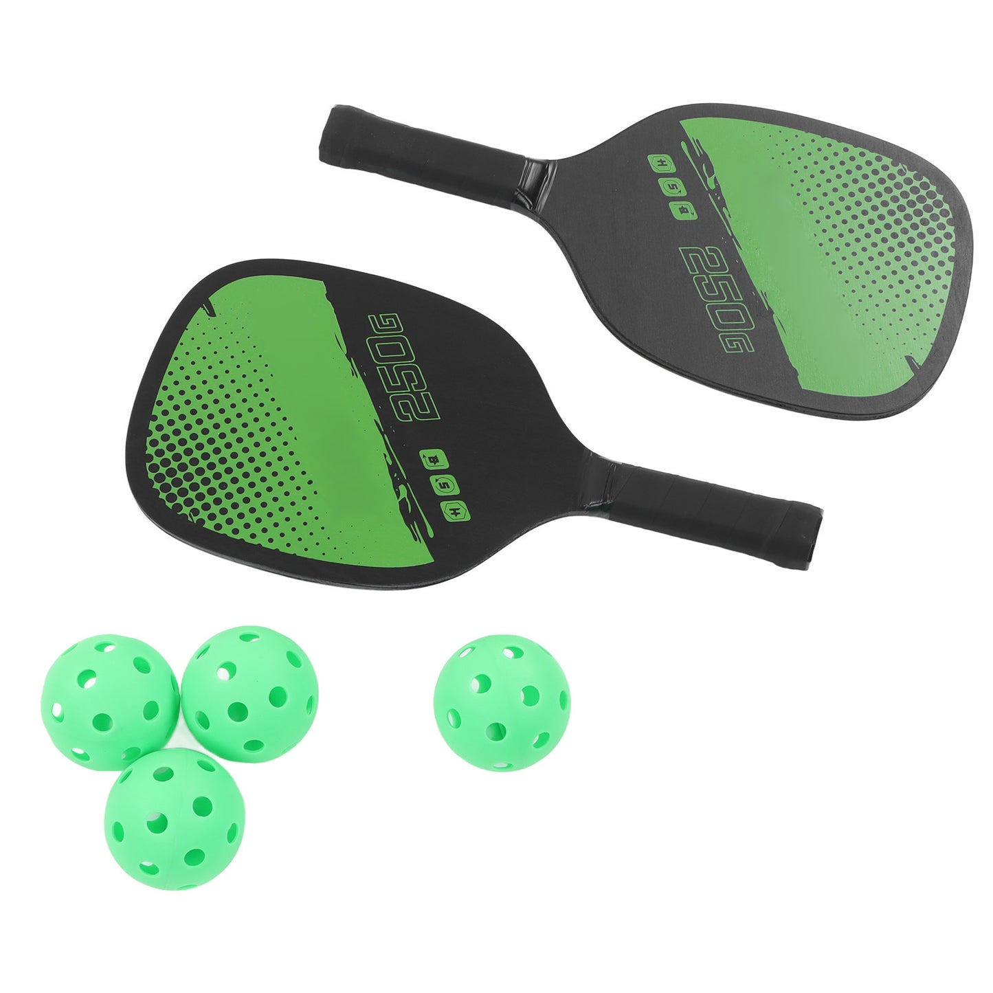 Portable Pickleball Set – 2 Paddles & 4 Balls with Storage Bag
