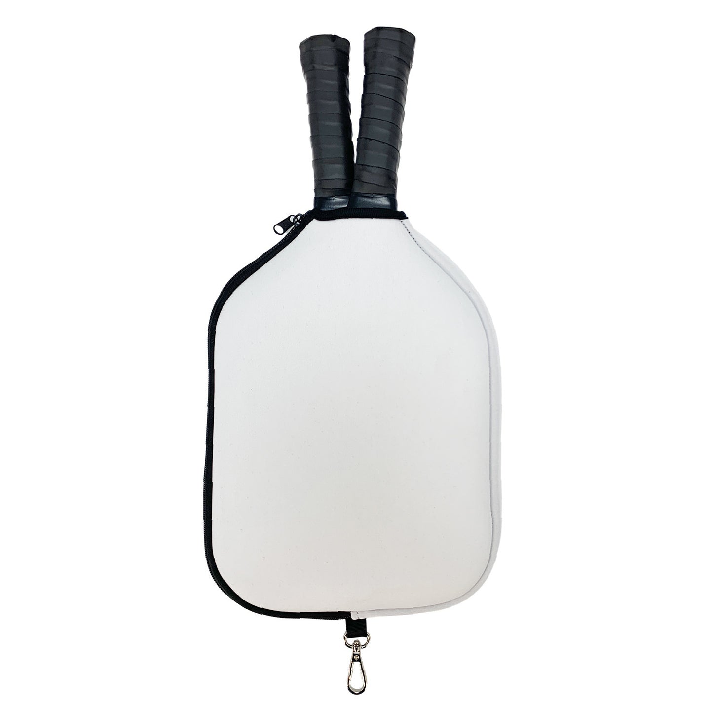 White Neoprene Pickleball Paddle Cover – Light & Protective