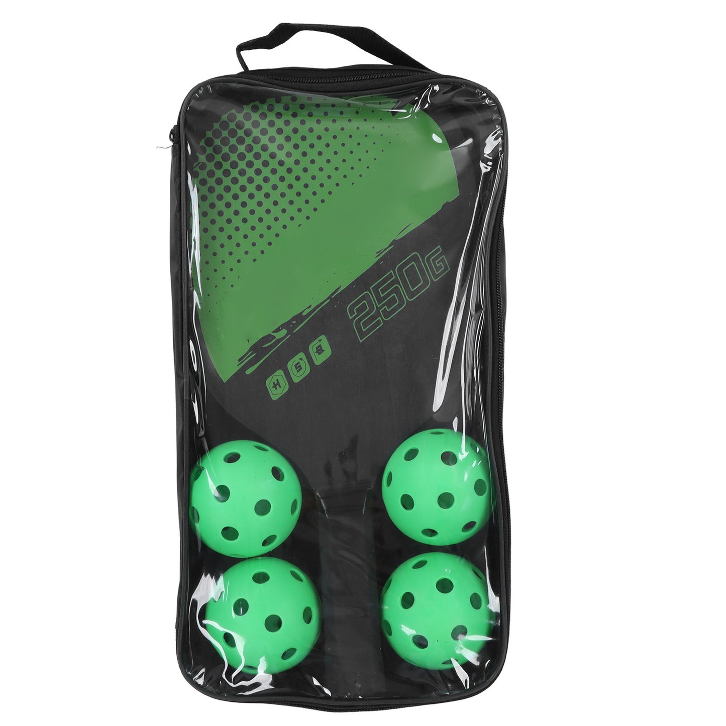 Portable Pickleball Set – 2 Paddles & 4 Balls with Storage Bag