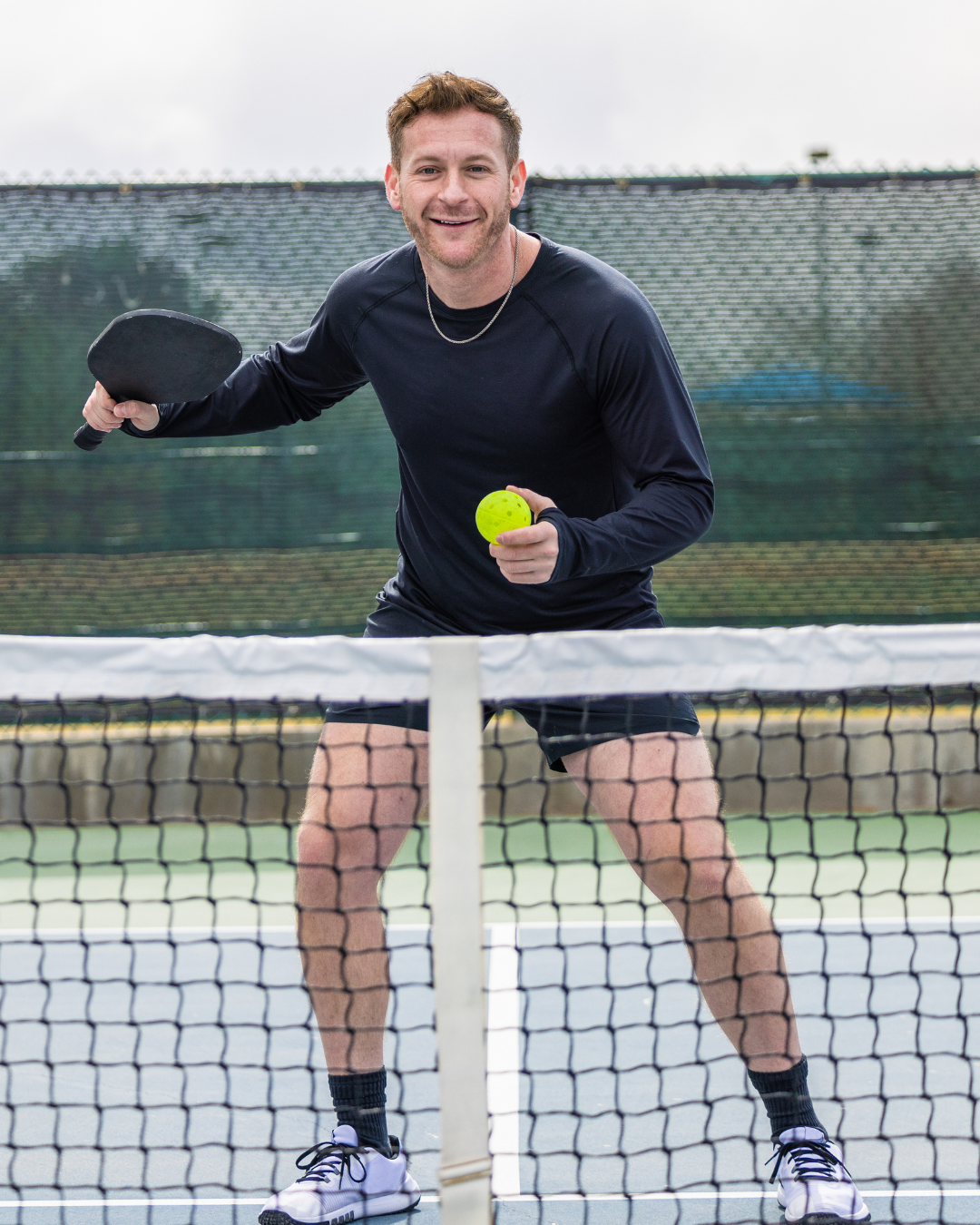 Professional pickleball players competing at a major tournament