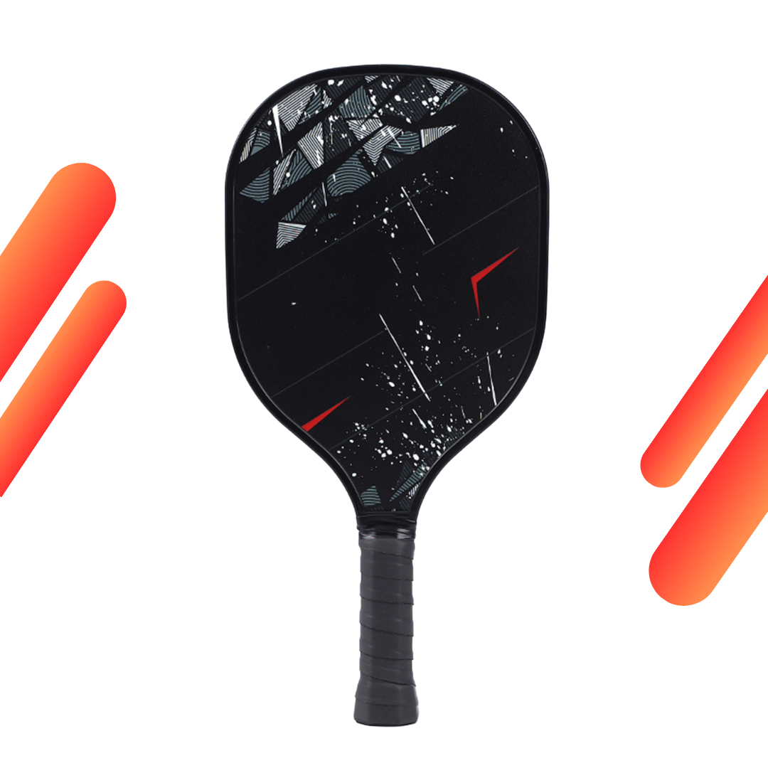 Grey Night Strike & Grip USAPA Wooden Pickleball Paddle