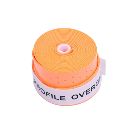 Sweat-Absorbent Pickleball orange Paddle Tape – Premium Frosted Hand Gel