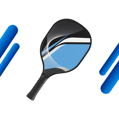 Blue Surge & Black Grip USAPA Wooden Pickleball Paddle