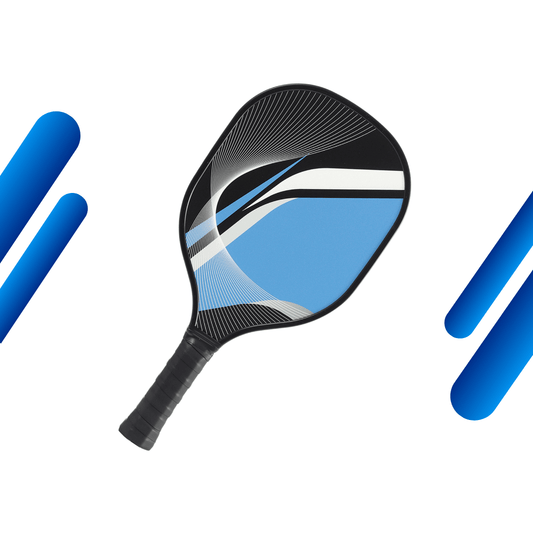 Blue Surge & Black Grip USAPA Wooden Pickleball Paddle