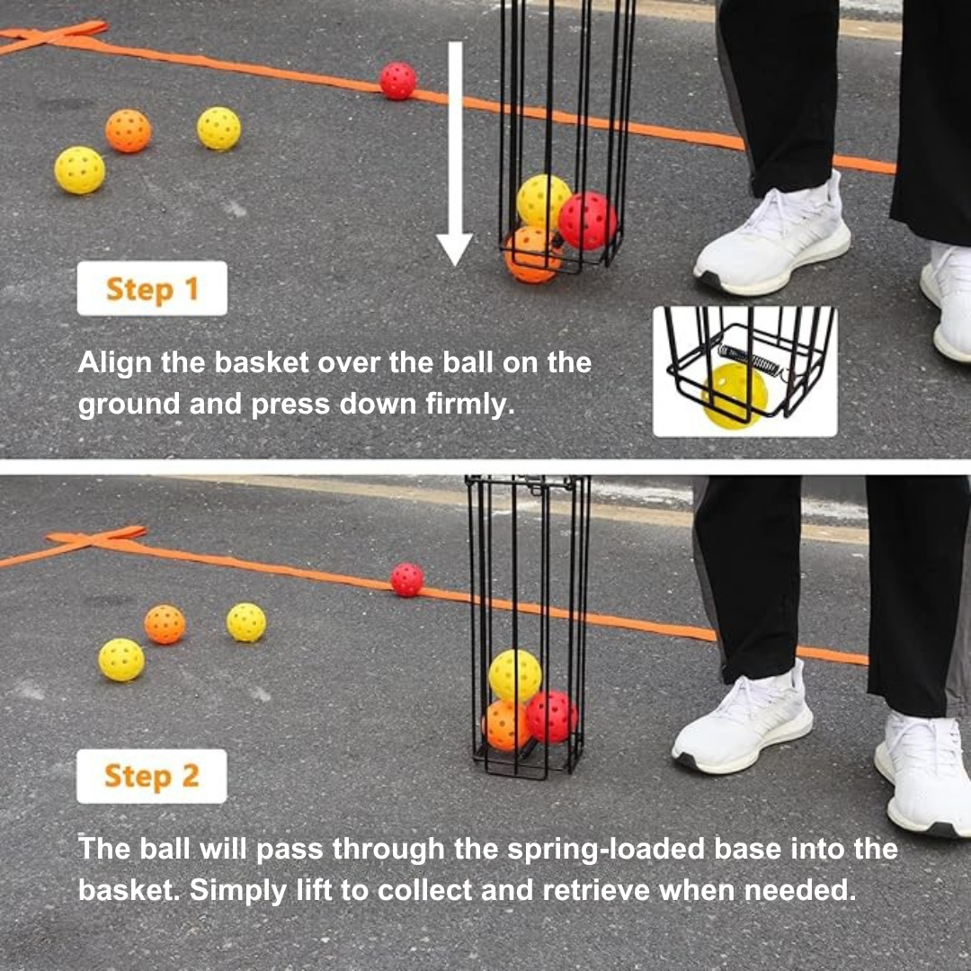 Professional Pickleball Ball Picker – Effortless Court Cleanup Tool